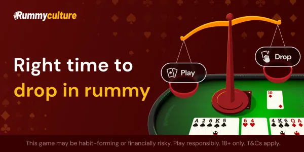 Right time to ‘drop’ in rummy: guide and gameplay examples